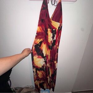 COPY - Y2K Women’s dress Intermission Size 8 Halter Sundress Maxi Long